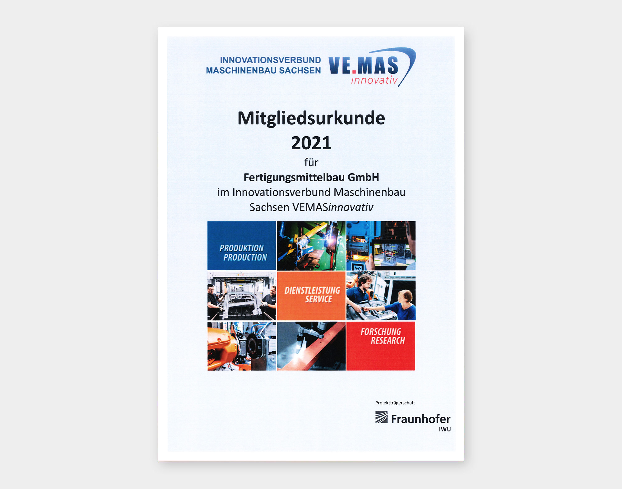 Mitglied im Innovationsverbund Maschinenbau Sachsen – VEMASinnovativ