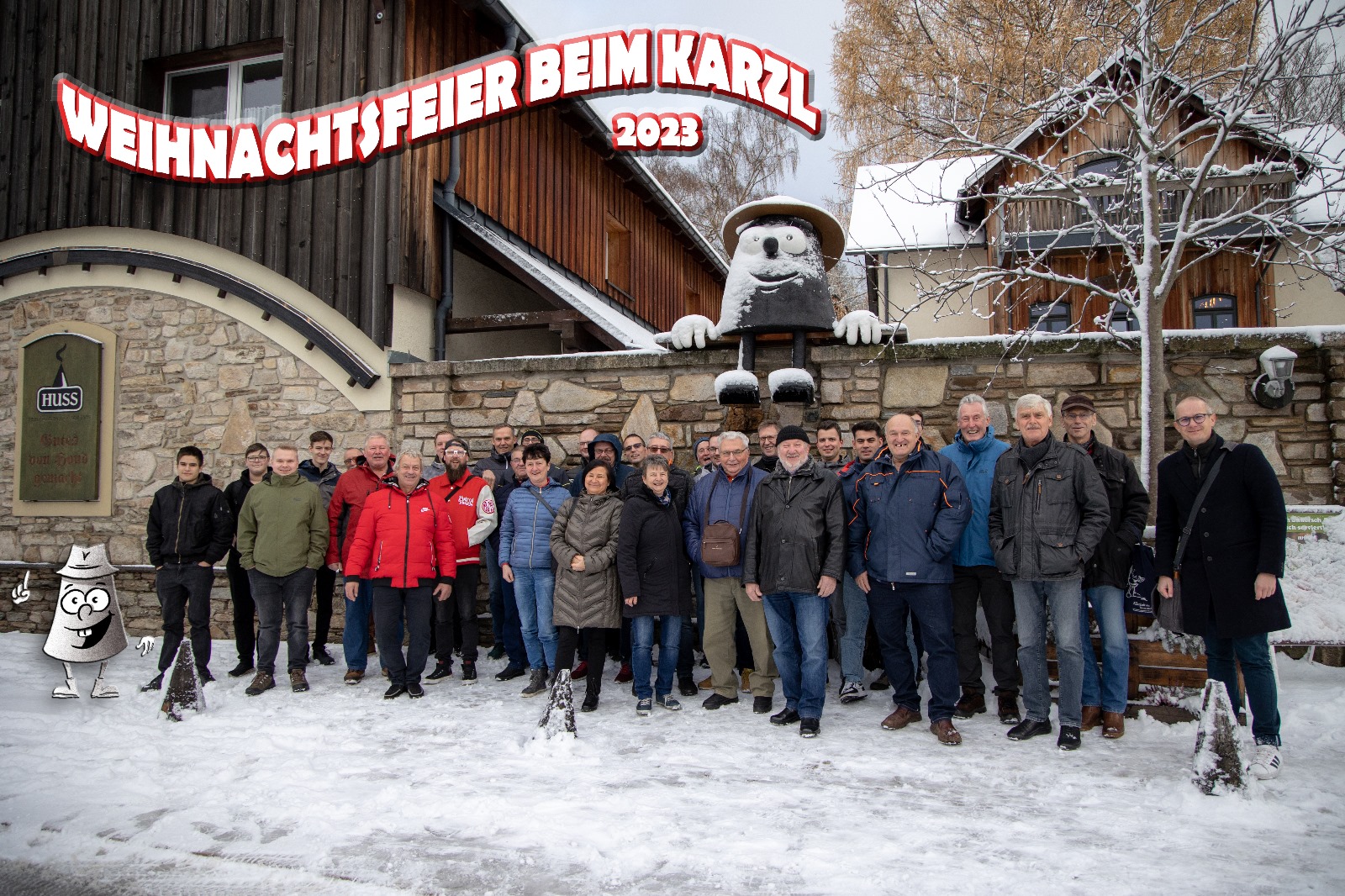 Weihnachtsfeier beim „Karzl“