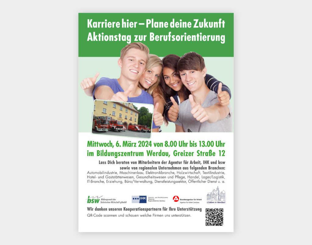 Berufsorientierungsmesse BSW Werdau